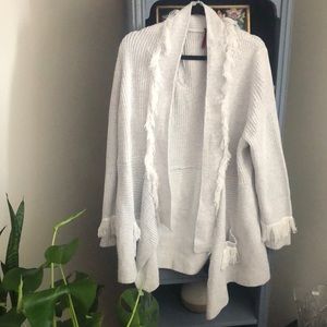 NWT fringe cardigan